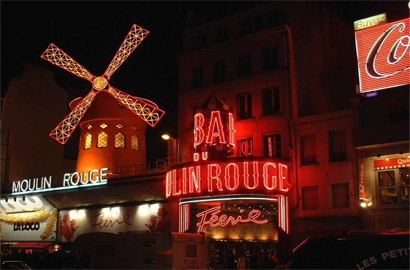 Cabaret le Moulin Rouge Paris